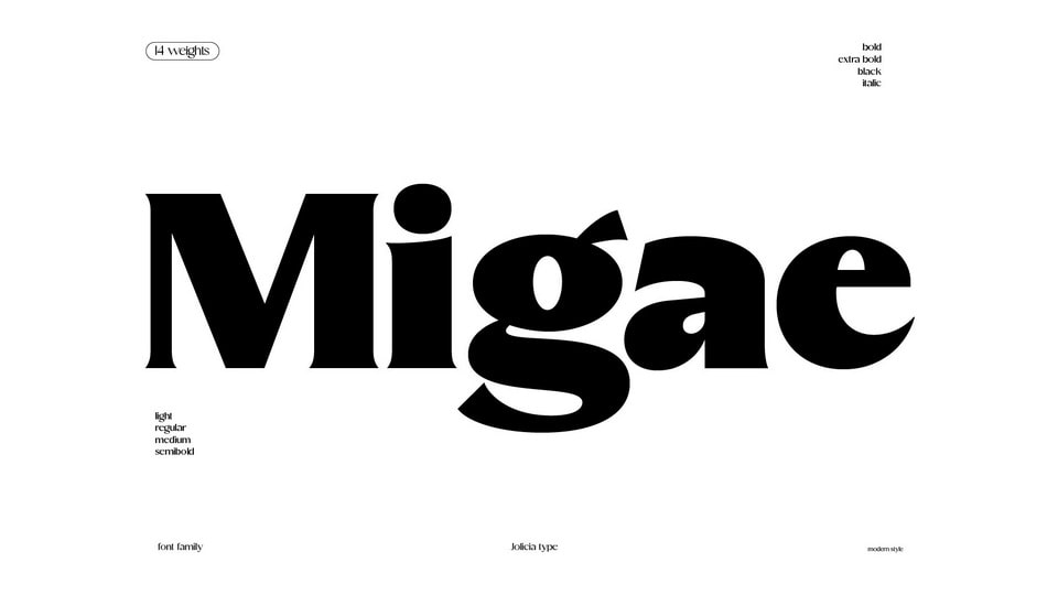 Migae Font › Fontesk