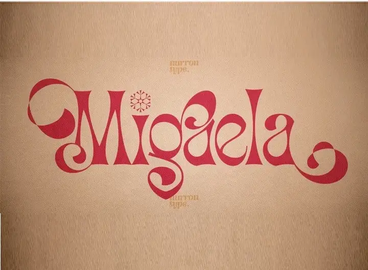 Migaela Display Font