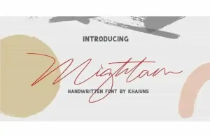 Mightam Handwritten Font