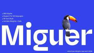 Miguer Sans Font › Fontesk