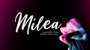 Milea Script Font › Fontesk
