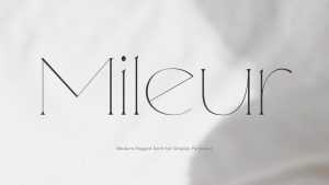 Mileur Font › Fontesk