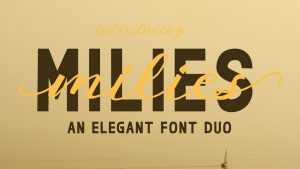 Milies Font Duo › Fontesk