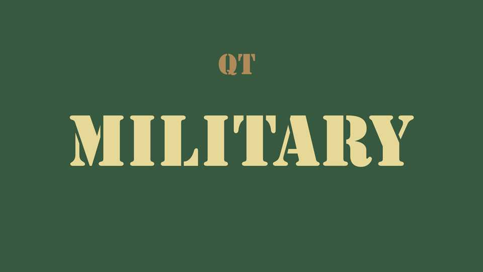 Military Font › Fontesk