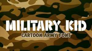 Military Kid Font › Fontesk