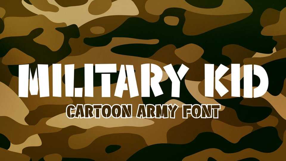 Military Kid Font › Fontesk