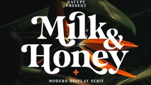 Milk and Honey Font › Fontesk