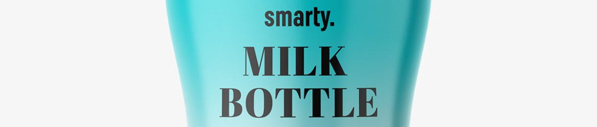 Milk bottle mockup Milk bottle mockup