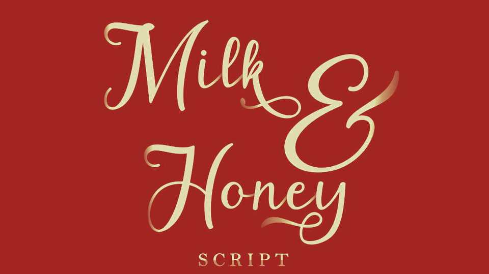 Milk & Honey Script Font › Fontesk