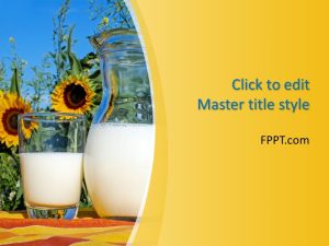 Milk PowerPoint Template