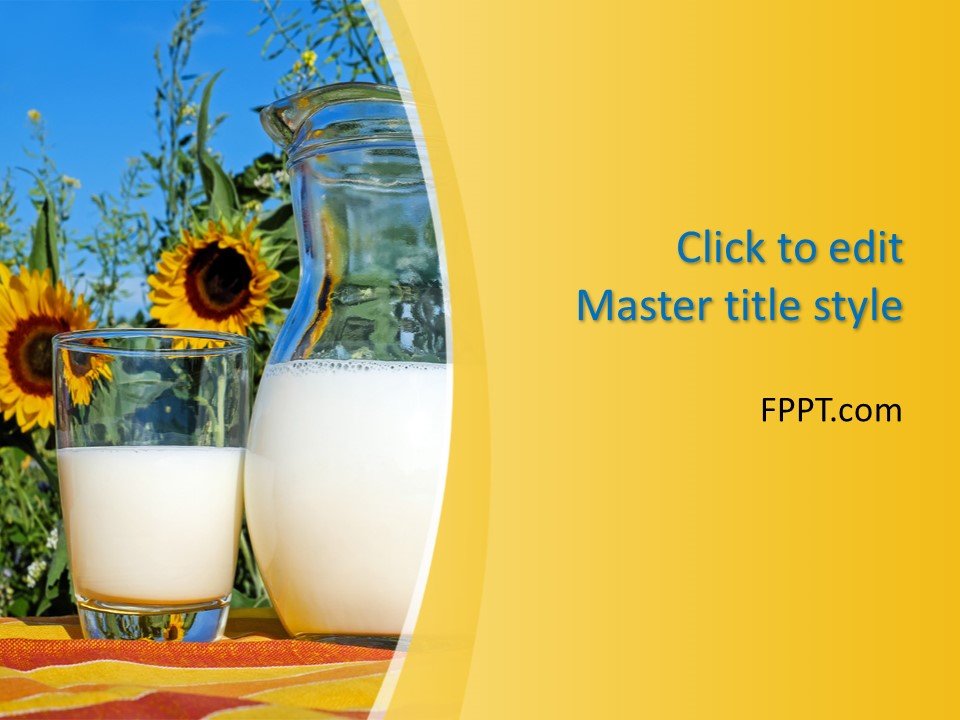 Milk PowerPoint Template