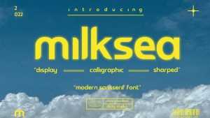Milksea Font › Fontesk