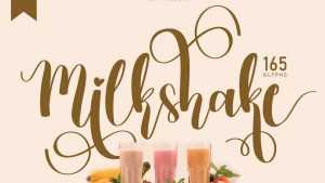 Milkshake Script Font › Fontesk