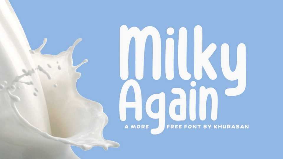 Milky Again Font › Fontesk