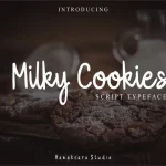 Milky Cookies Typeface