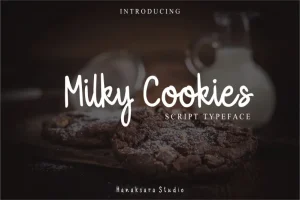Milky Cookies Typeface