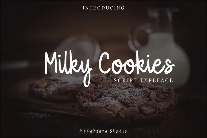 Milky Cookies Typeface