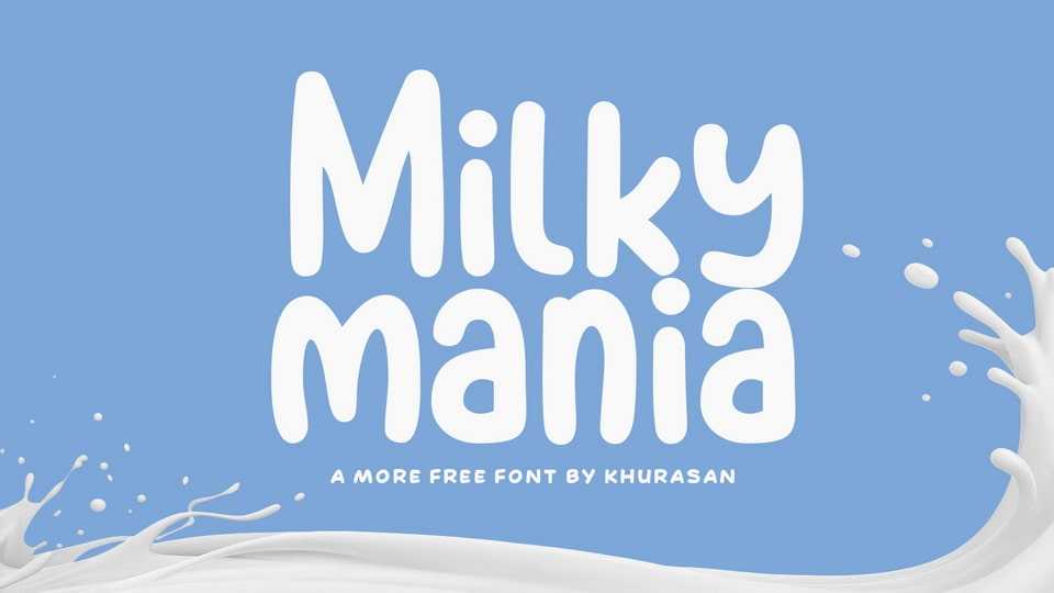 Milky Mania Font › Fontesk