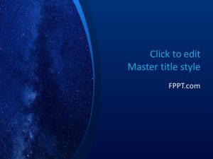 Milky Way PowerPoint Template