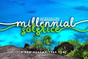 Millennial Solstice Script Font