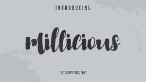 Millicious Script Font › Fontesk