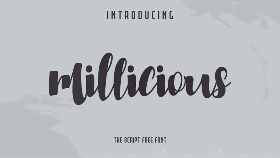 Millicious Script Font › Fontesk