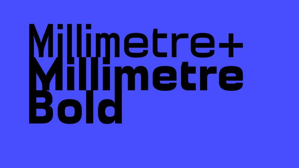 Millimetre Font › Fontesk