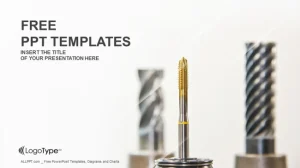 Milling Machine-Industry PowerPoint Templates