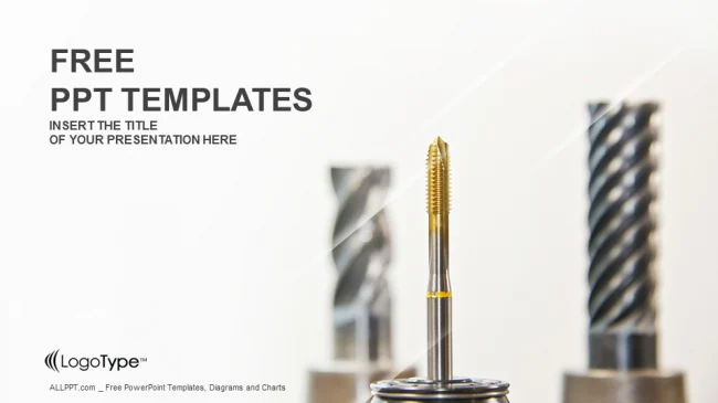 Milling Machine-Industry PowerPoint Templates