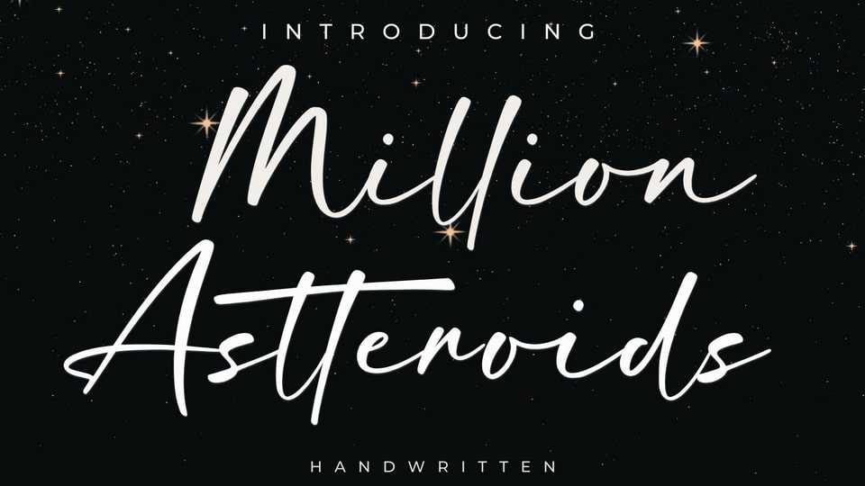 Million Astteroids Font › Fontesk