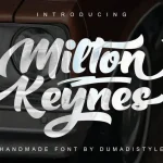 Milton Keynes Script Font