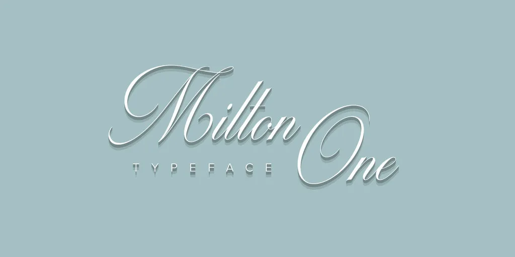 Milton One Font Family