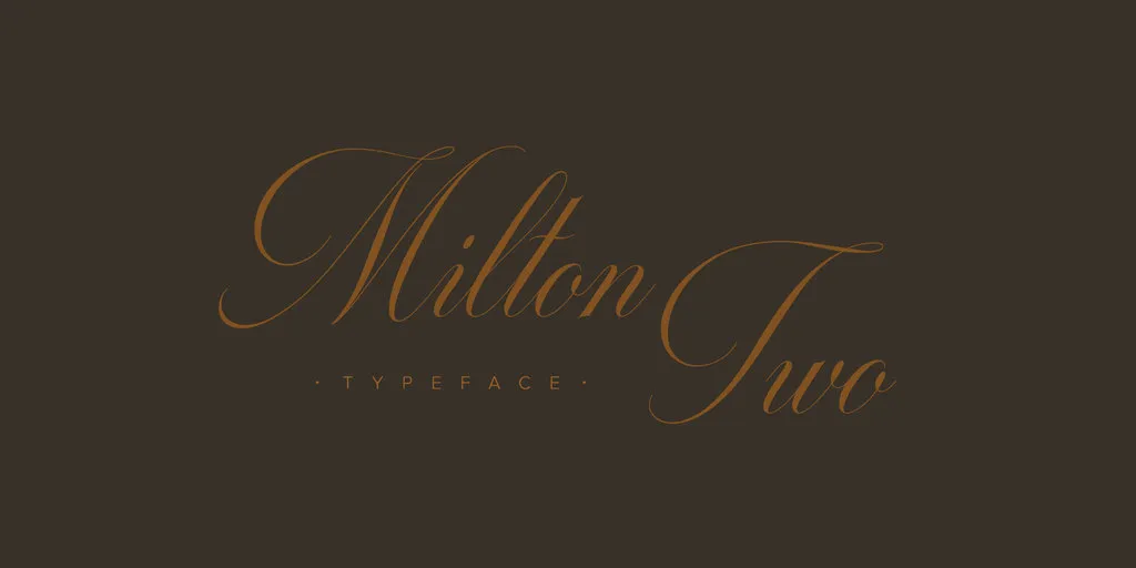 Milton Two Font Family
