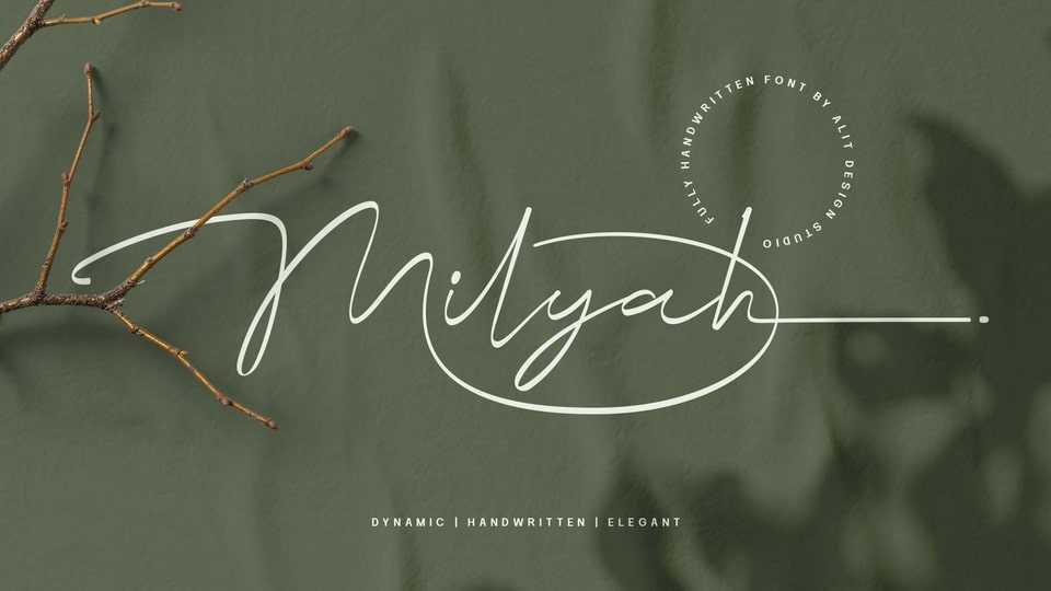 Milyah Font › Fontesk