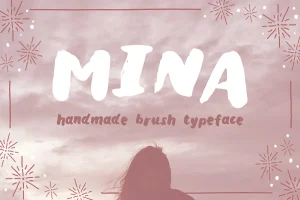 Mina Brush Typeface