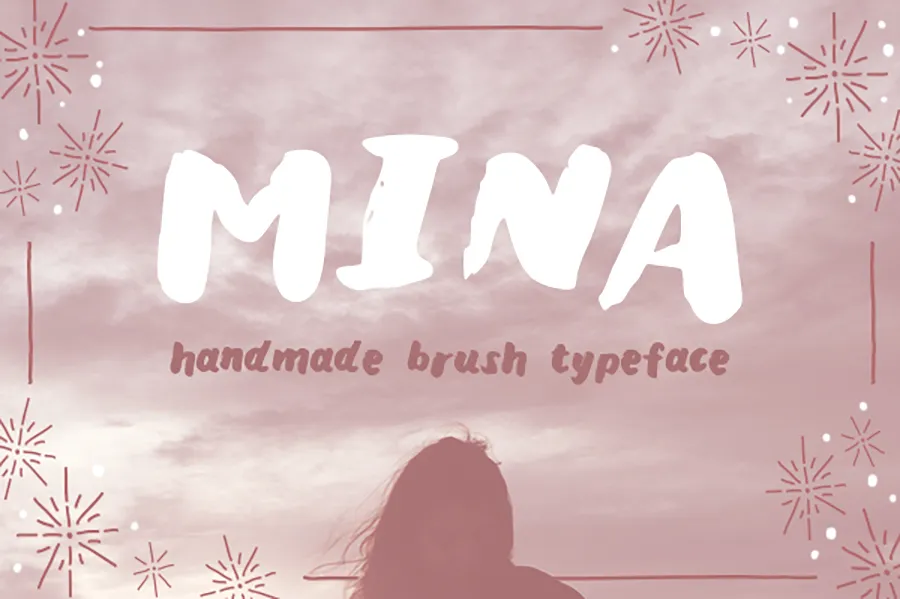 Mina Brush Typeface