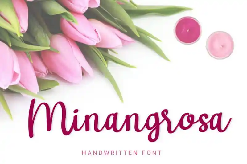 Minangrosa Handwritten Font