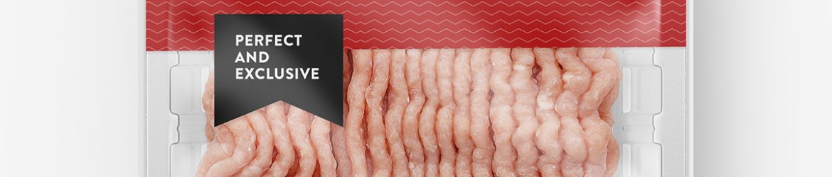 Minced meat tray mockup