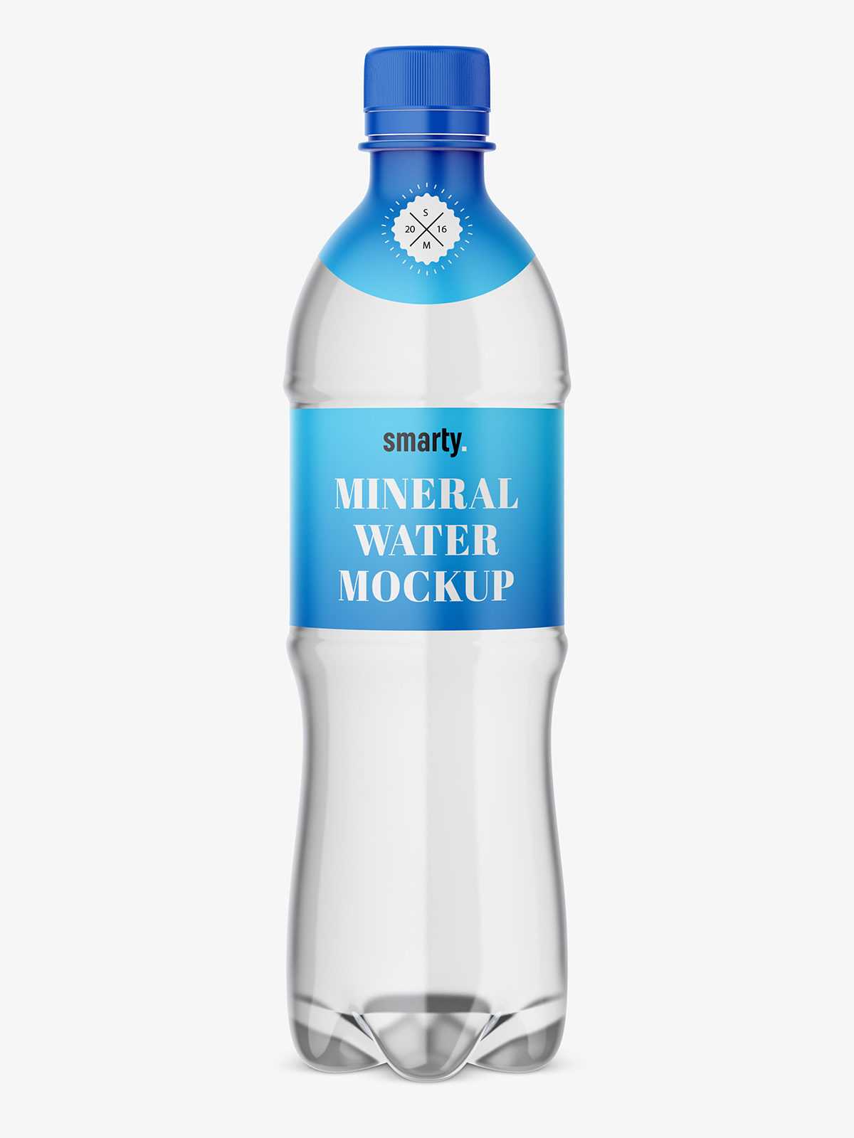 Mineral water bottle mockup