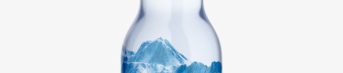 Mineral water bottle mockup Mineral water bottle mockup