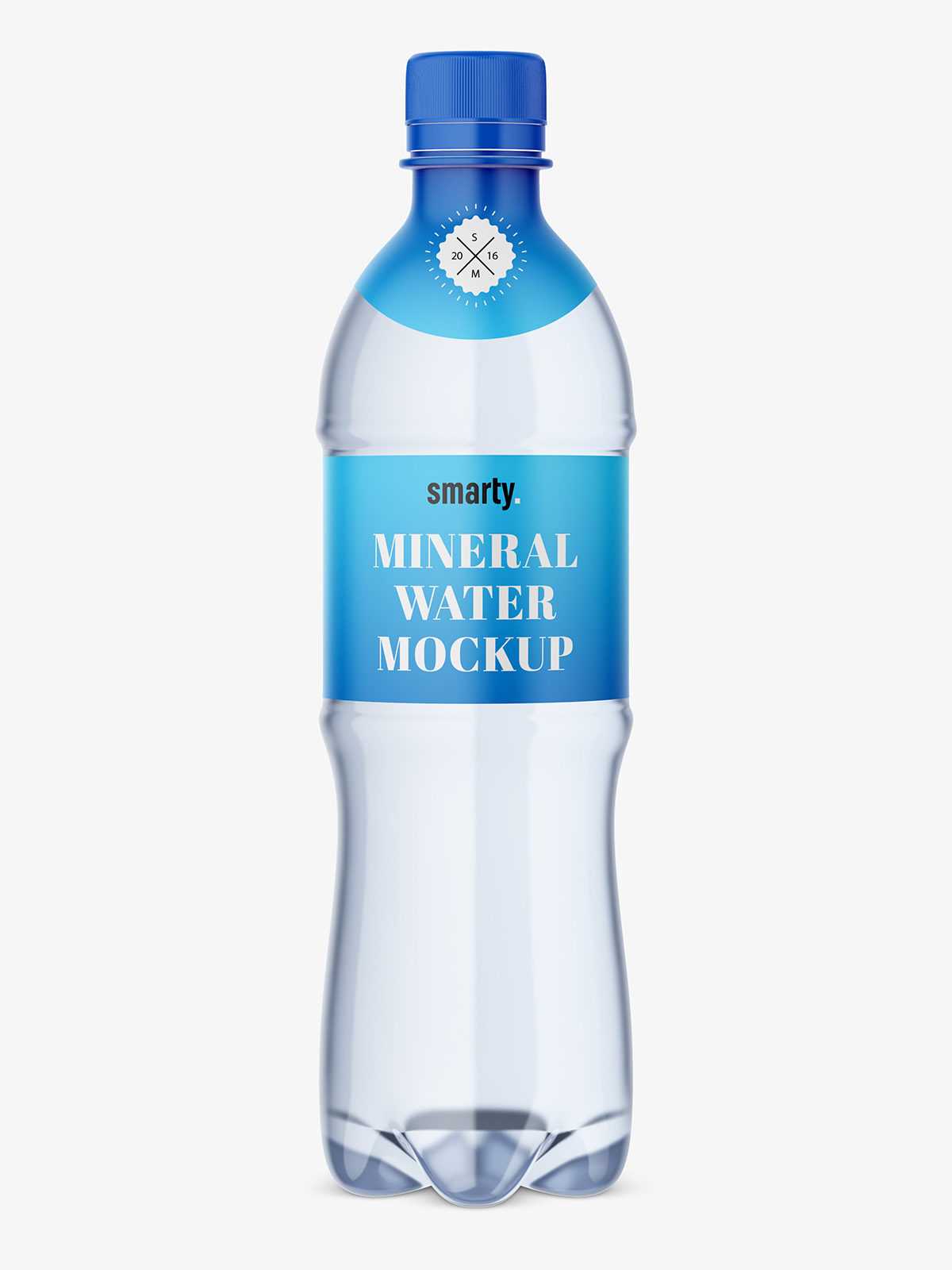 Mineral water bottle mockup