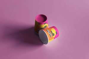 Mini Coffee Cups Mockup