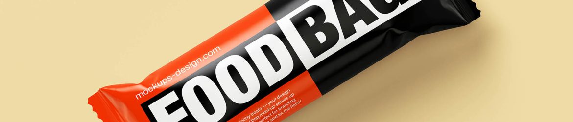Minimal bar wrapper mockup