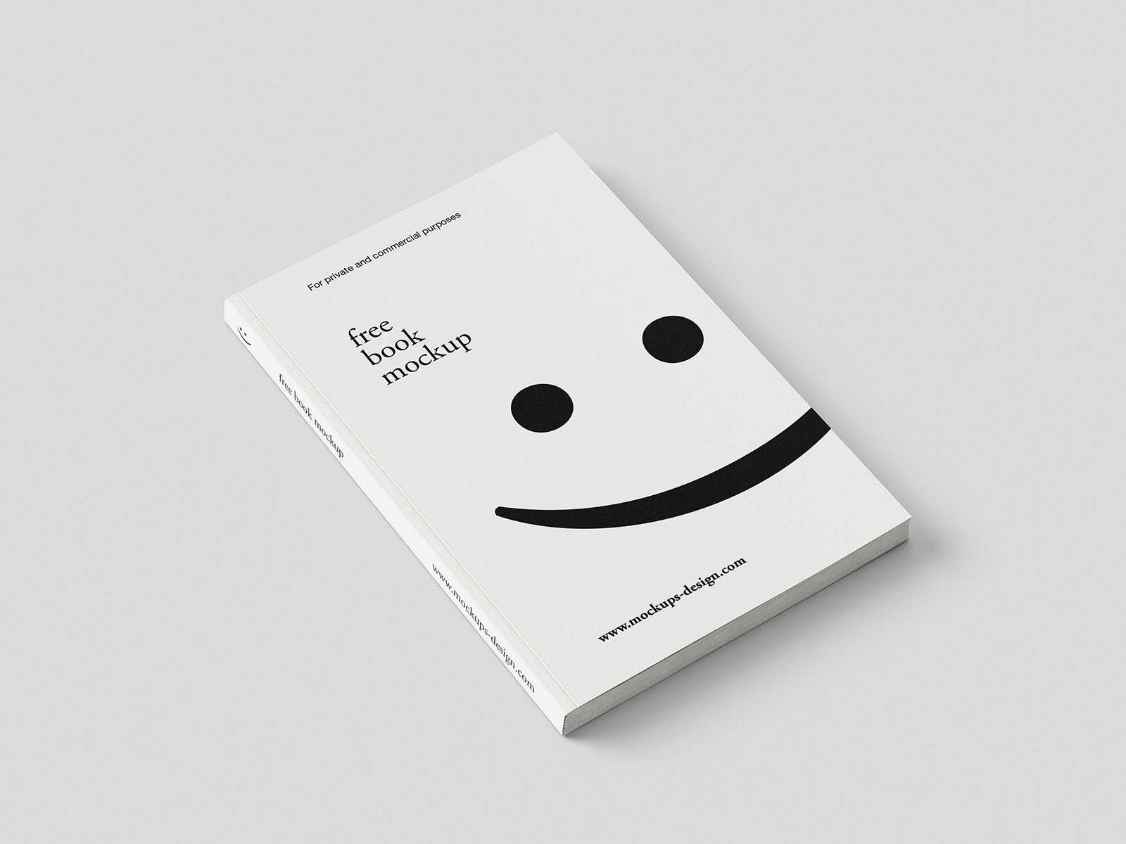 Minimal book mockup