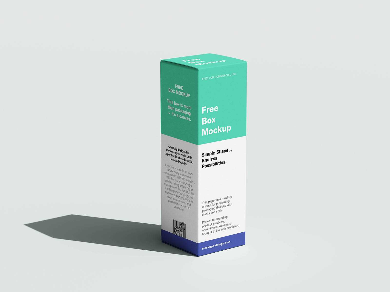 Minimal box mockup - Instant Download