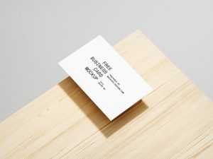 Minimal business card mockup
