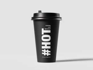Minimal coffee cup mockup