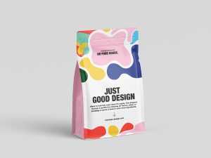 Minimal doypack mockup