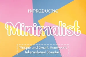 Minimalist Font
