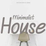 Minimalist House Font - Fonte Grátis Minimalist House Font